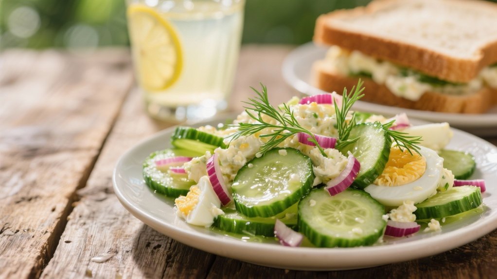 crisp cucumber salad variations