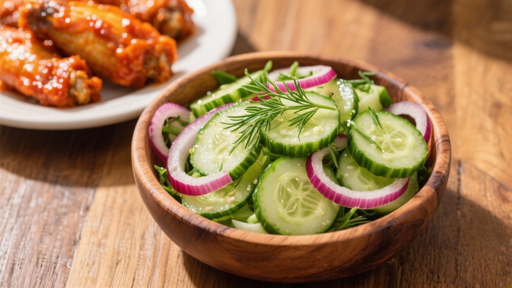 crisp cucumber salad variations