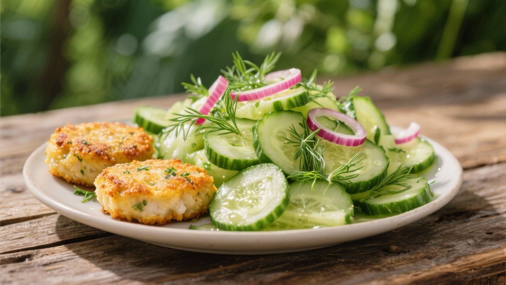 crisp cucumber salad variety