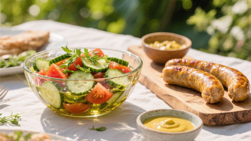 crisp cucumber tomato salad