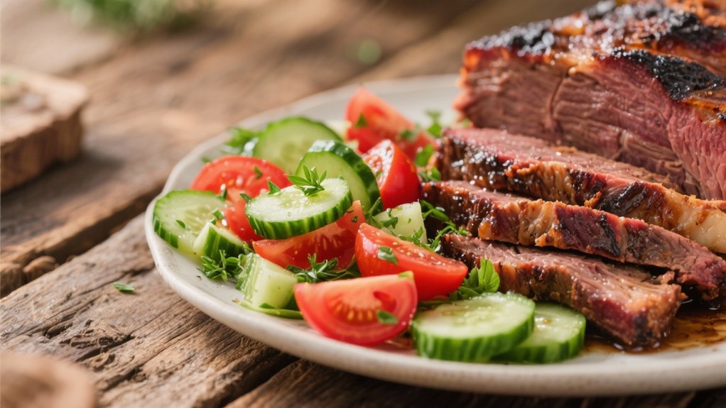 crisp cucumber tomato salad