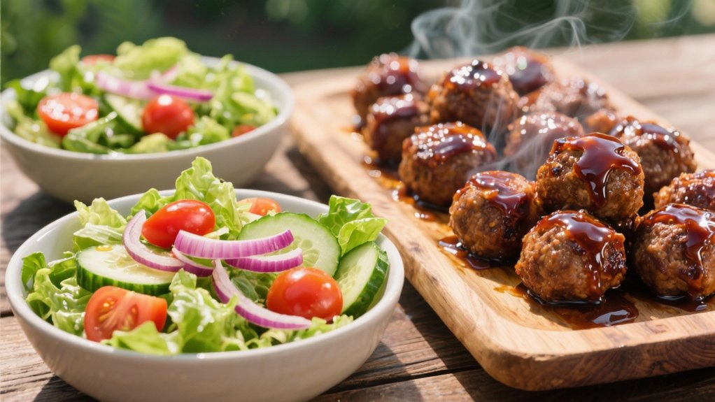 crisp fresh garden salad