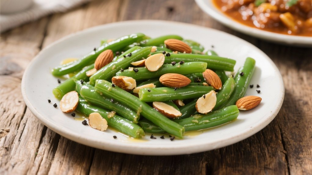 crisp green beans saut ed