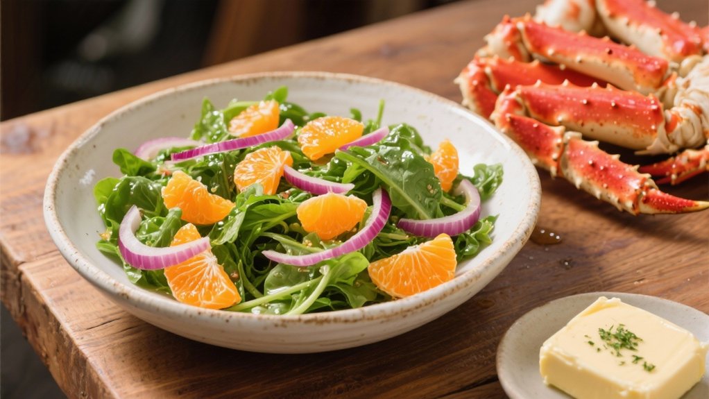 crisp greens citrus vinaigrette