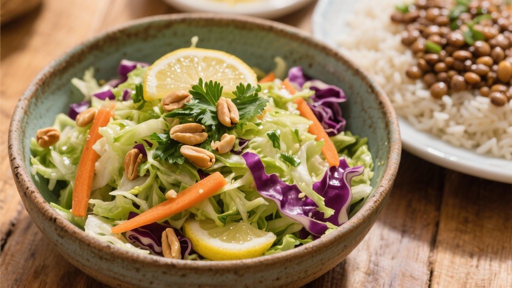 crisp lebanese cabbage salad