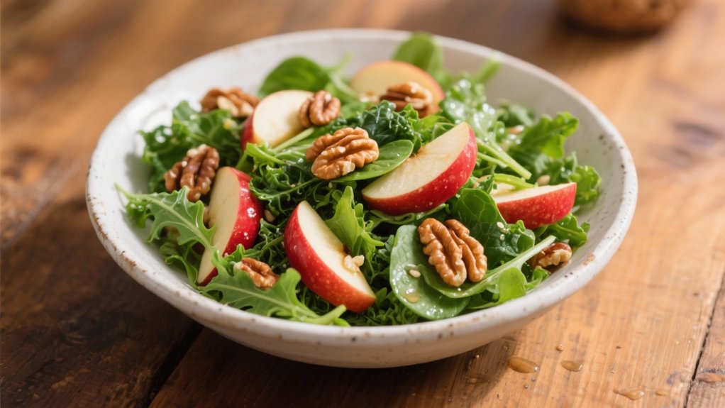 crisp mixed greens salad