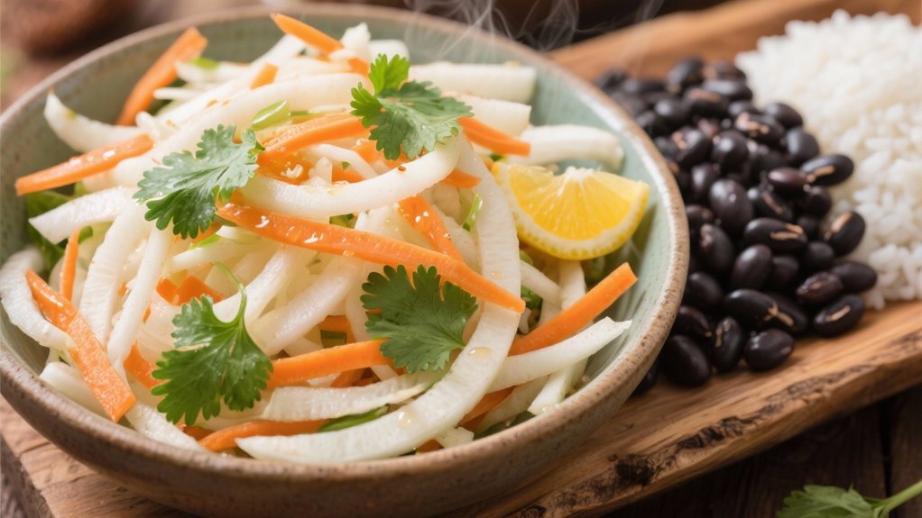 crisp nutritious jicama slaw