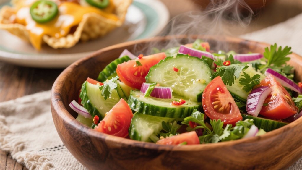 crisp refreshing cucumber salad