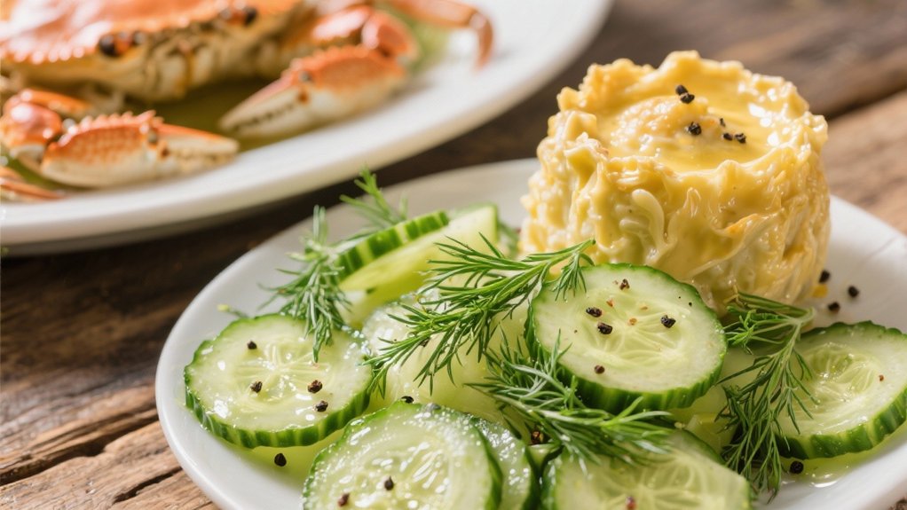 crisp refreshing cucumber salad