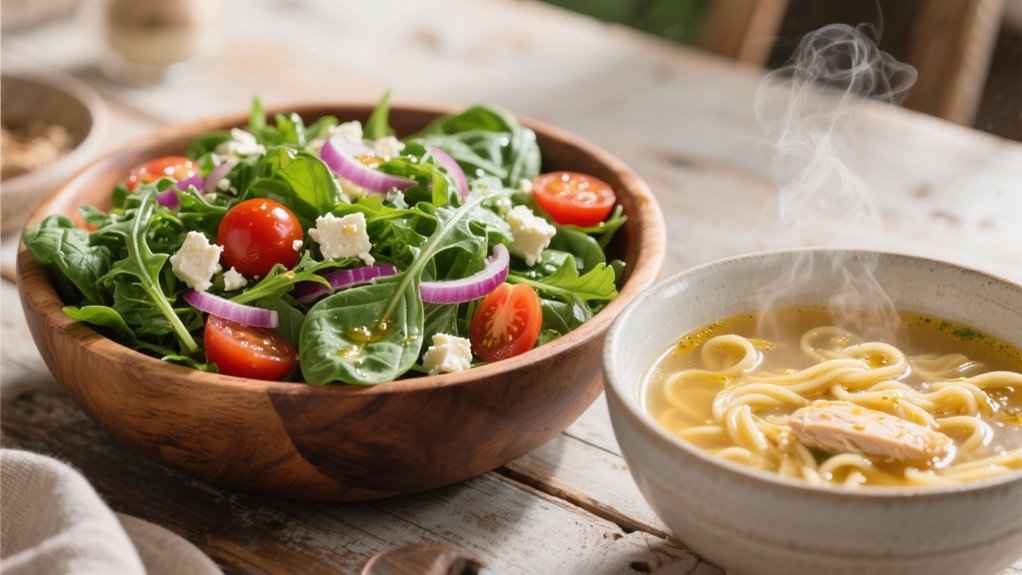 crisp refreshing salad contrast