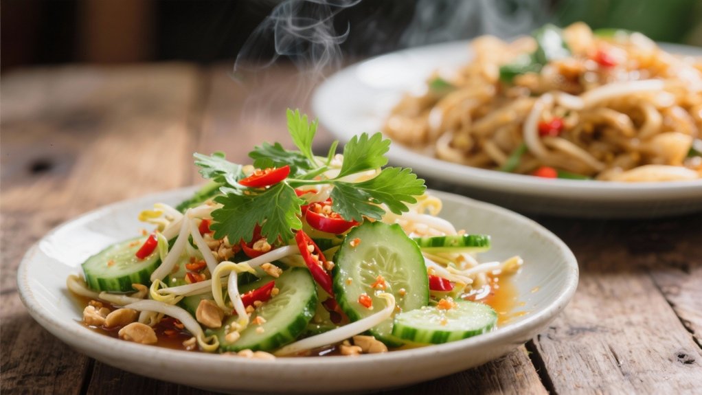 crisp refreshing thai cucumber salad