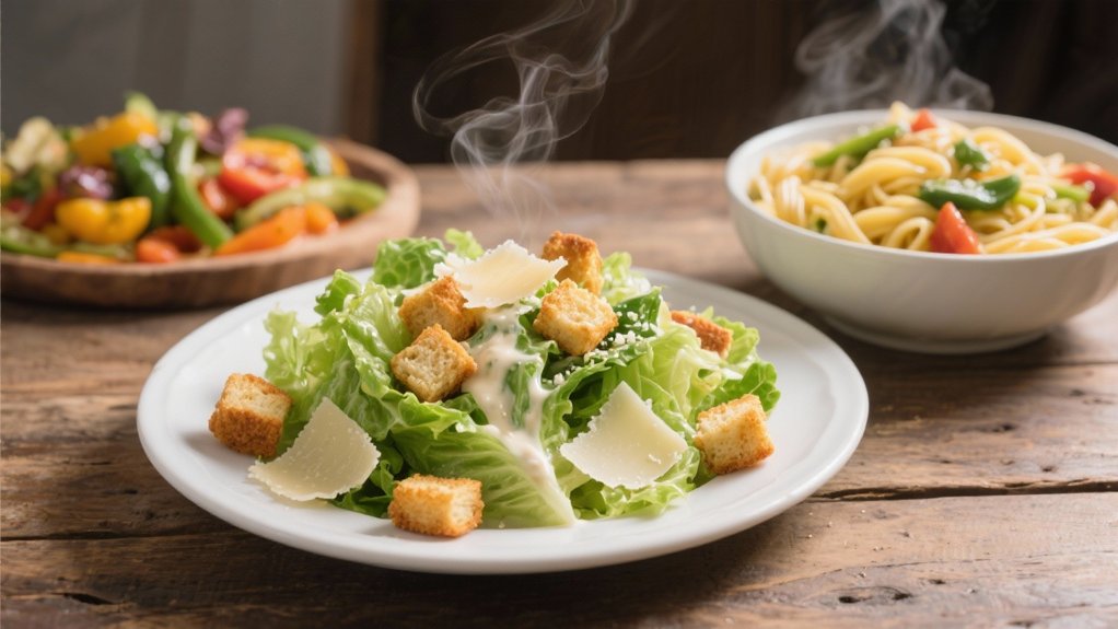 crisp romaine creamy dressing