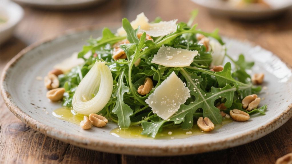 crisp salad enhances seafood