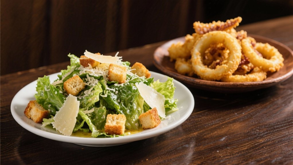 crisp salad with variations
