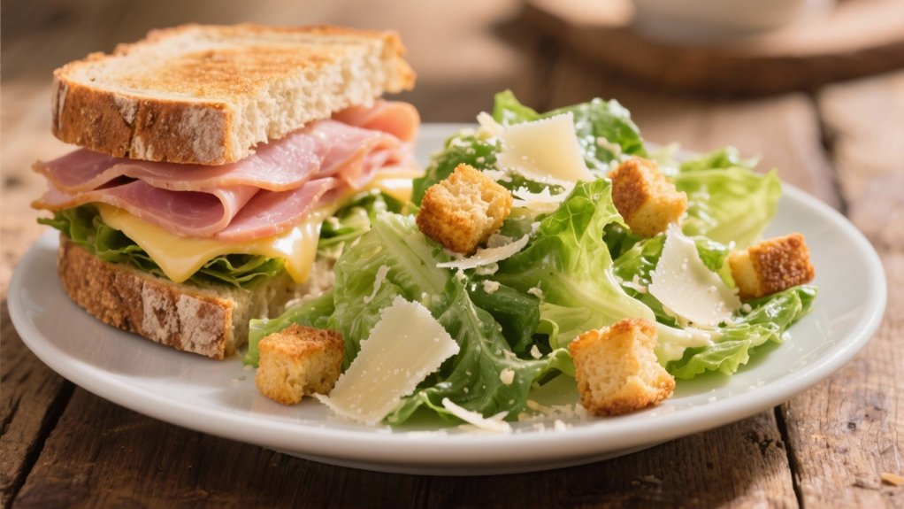 crisp tangy caesar salad
