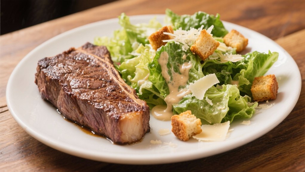 crisp tangy caesar salad