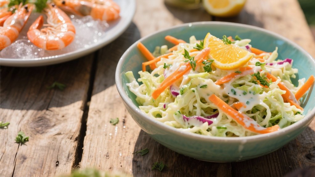 crisp tangy citrus coleslaw