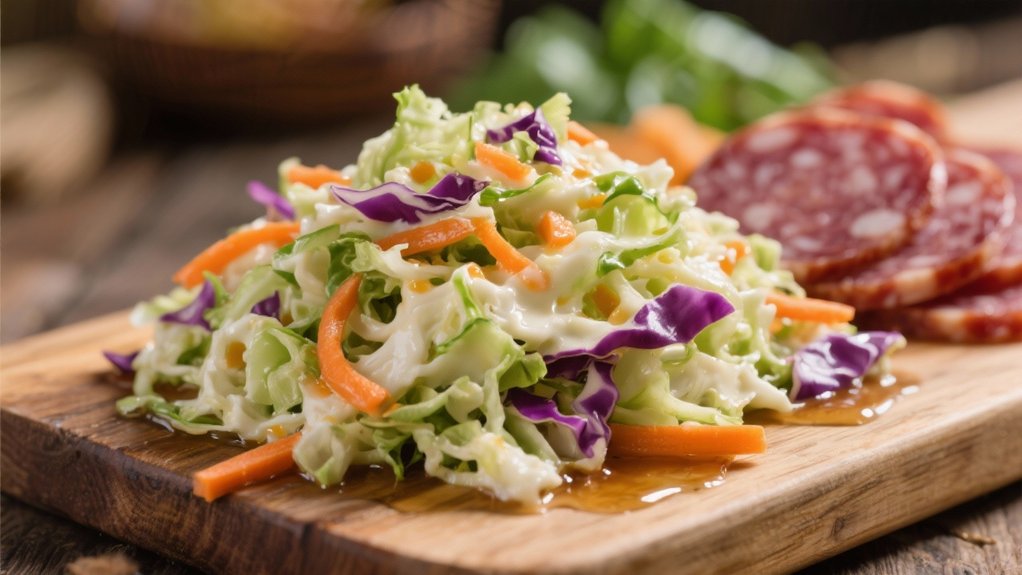 crisp tangy coleslaw delight