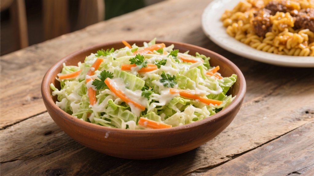 crisp tangy coleslaw delight