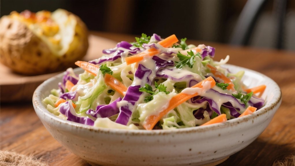 crisp tangy coleslaw variation
