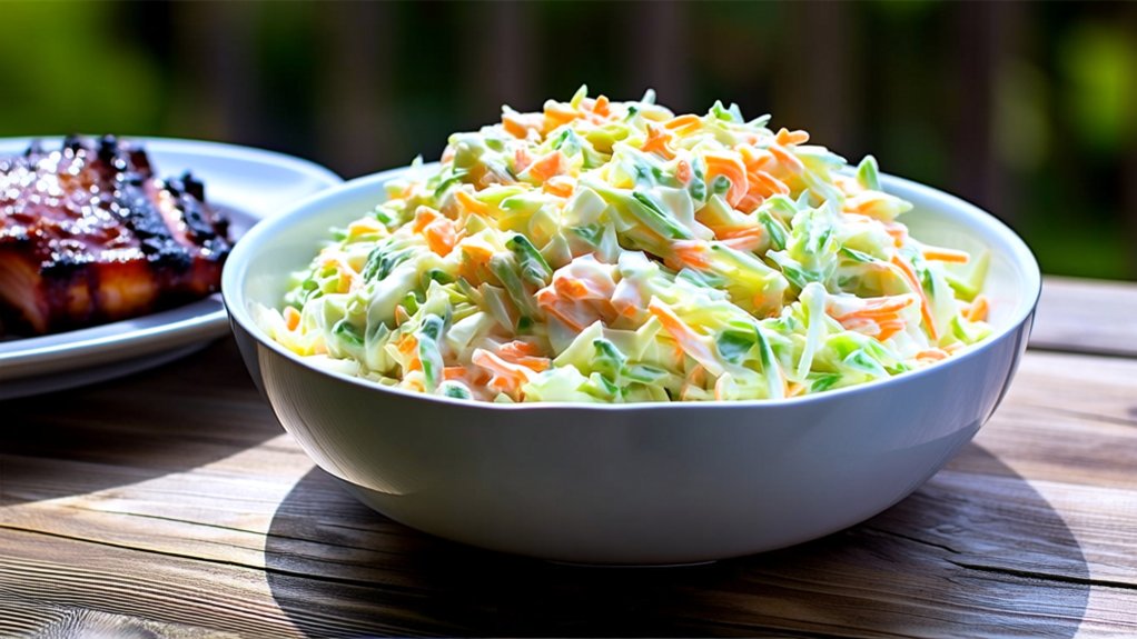 crisp tangy coleslaw variation