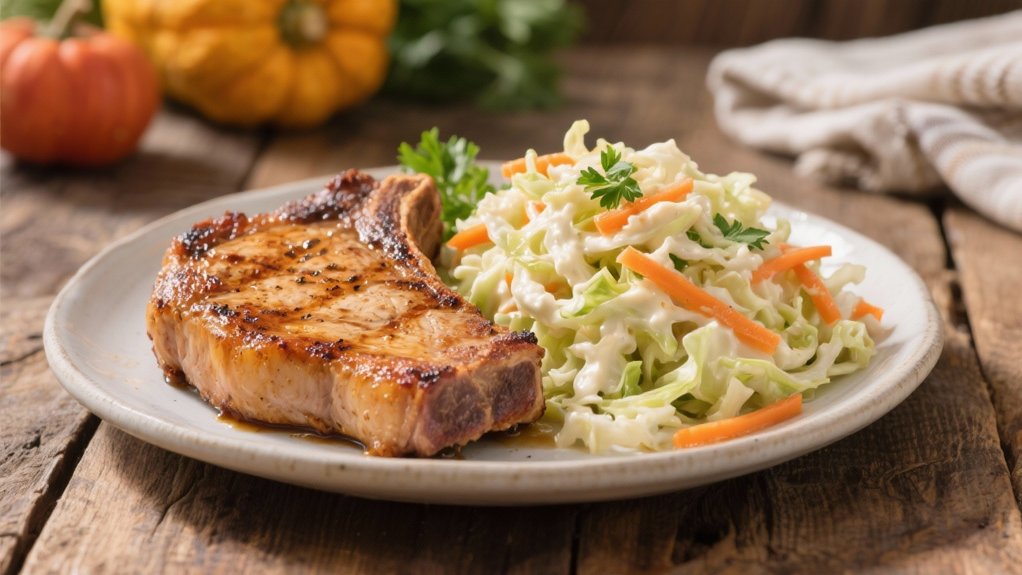 crisp tangy creamy coleslaw