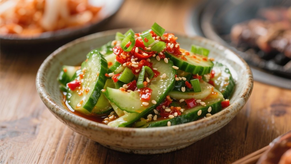 crisp tangy cucumber salad