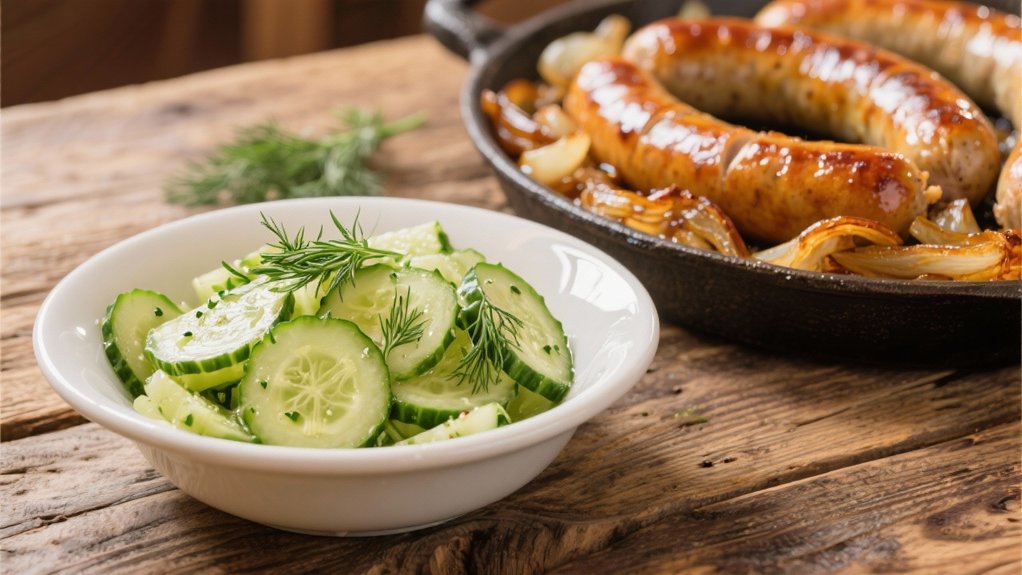 crisp tangy cucumber salad