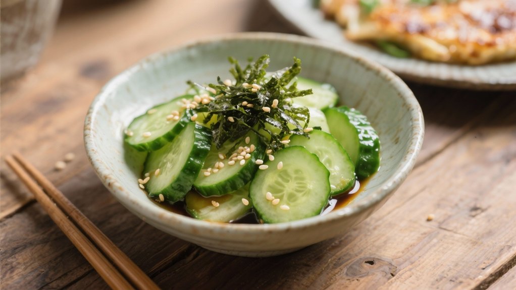 crisp tangy cucumber salad