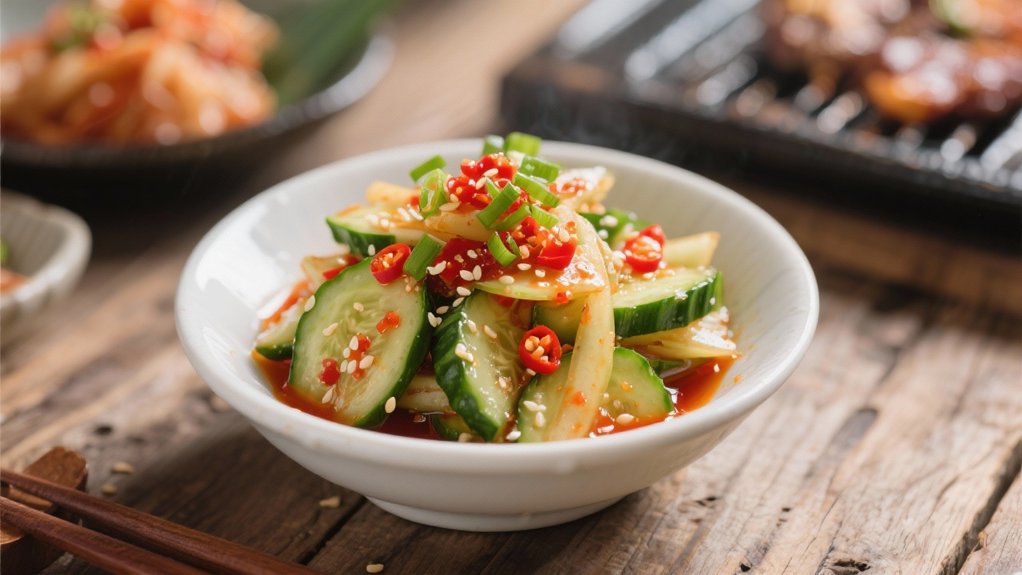 crisp tangy cucumber salad