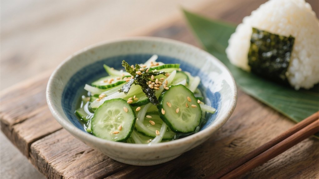 crisp tangy cucumber salad