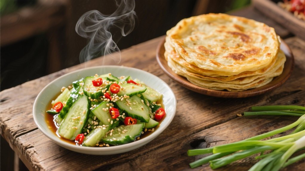crisp tangy cucumber salad