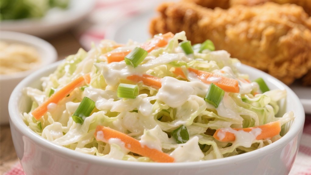 crisp tangy fried chicken complement