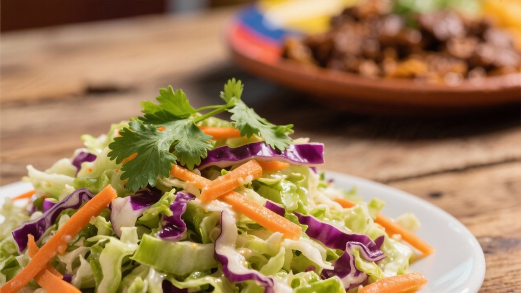 crisp tangy spicy coleslaw