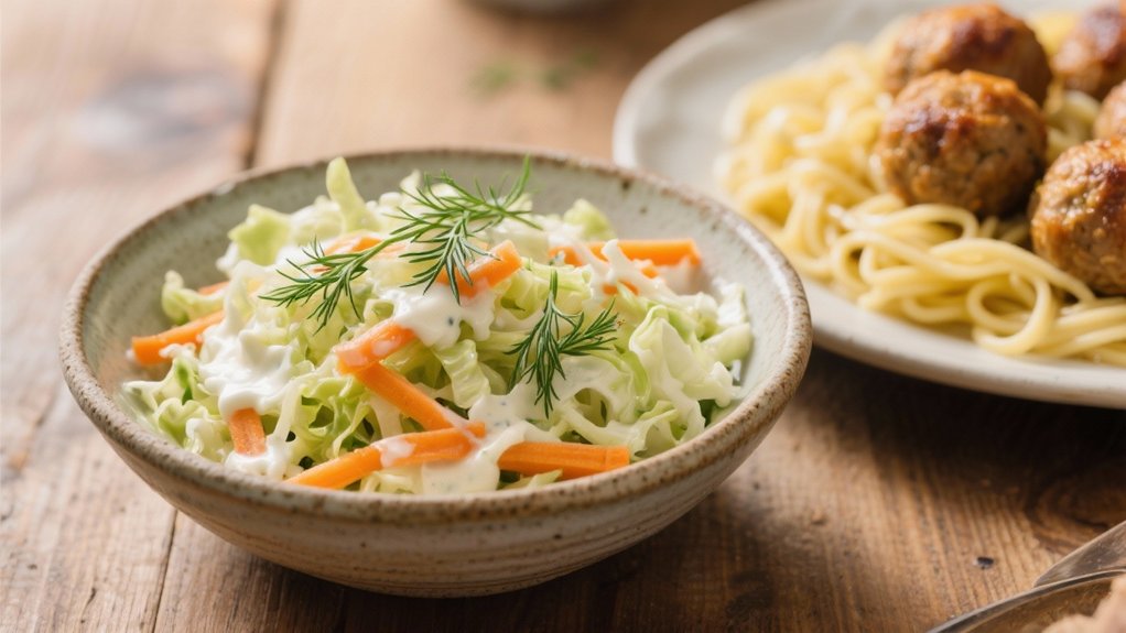crisp tangy swedish coleslaw