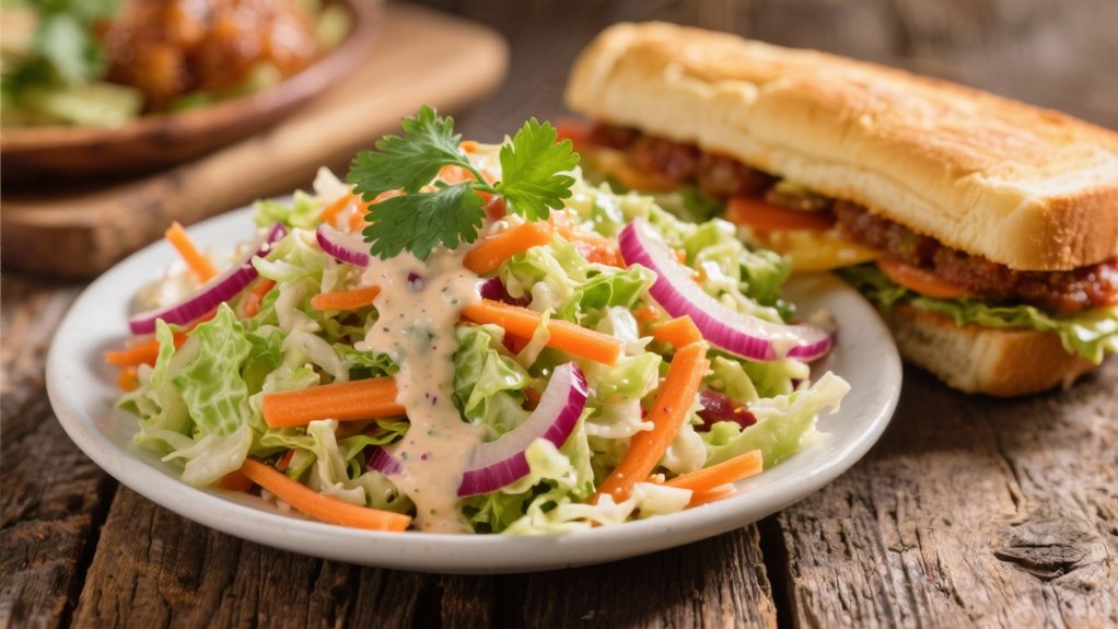crisp tangy vibrant coleslaw