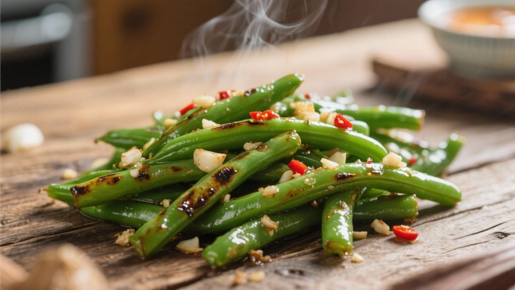 crisp tender saut ed green beans