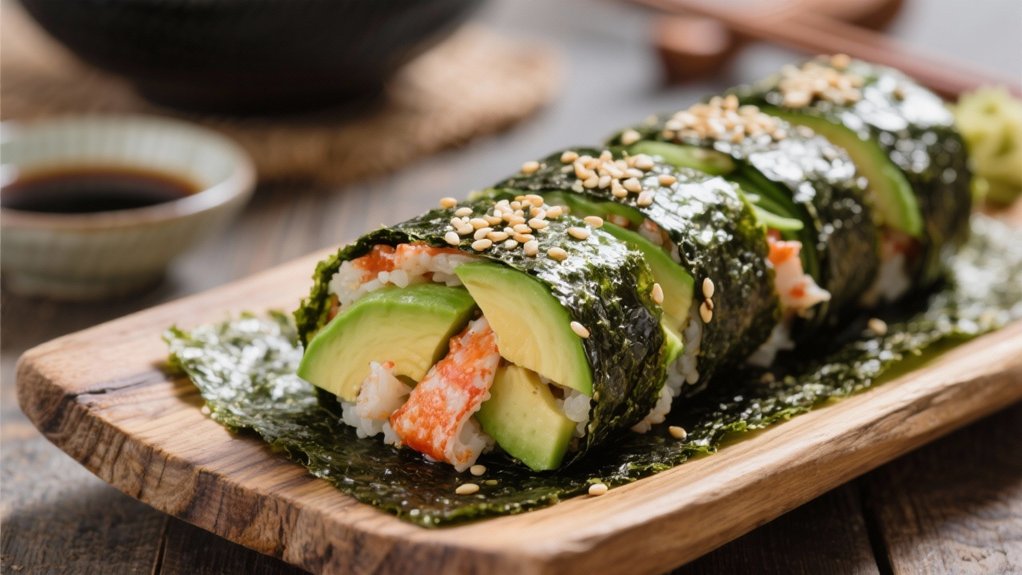 crisp versatile nori hand rolls