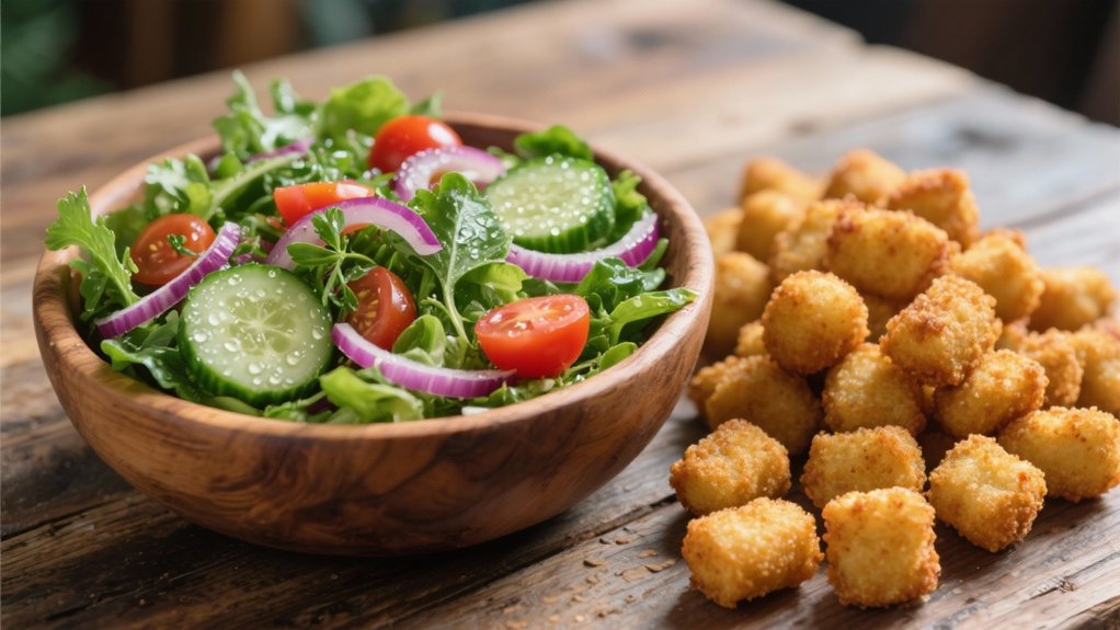 crisp vibrant garden salad