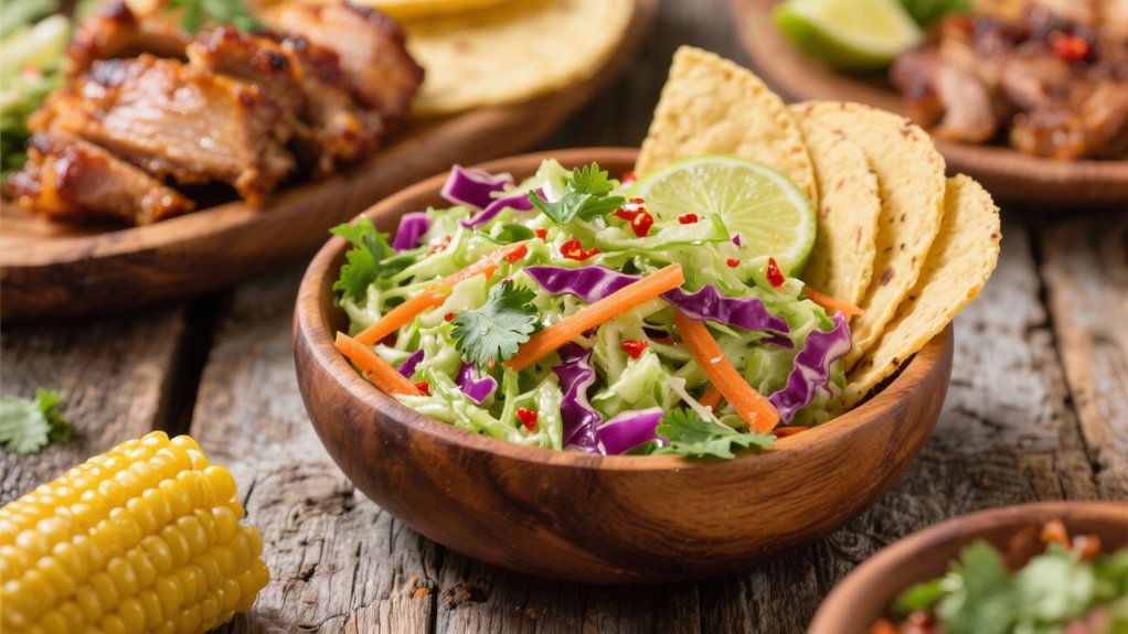 crisp zesty mexican coleslaw