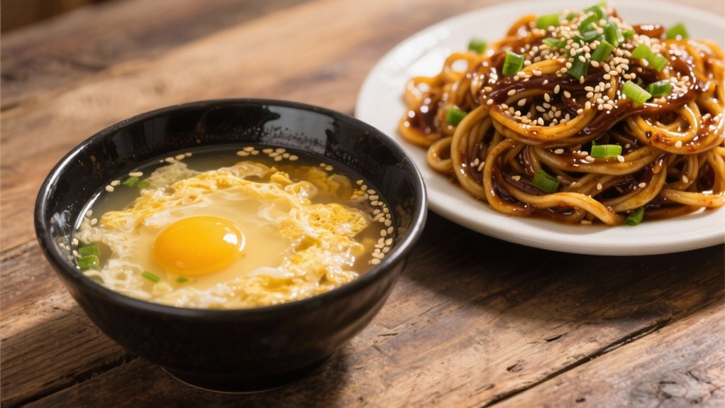 crispy appetizers chilled noodles