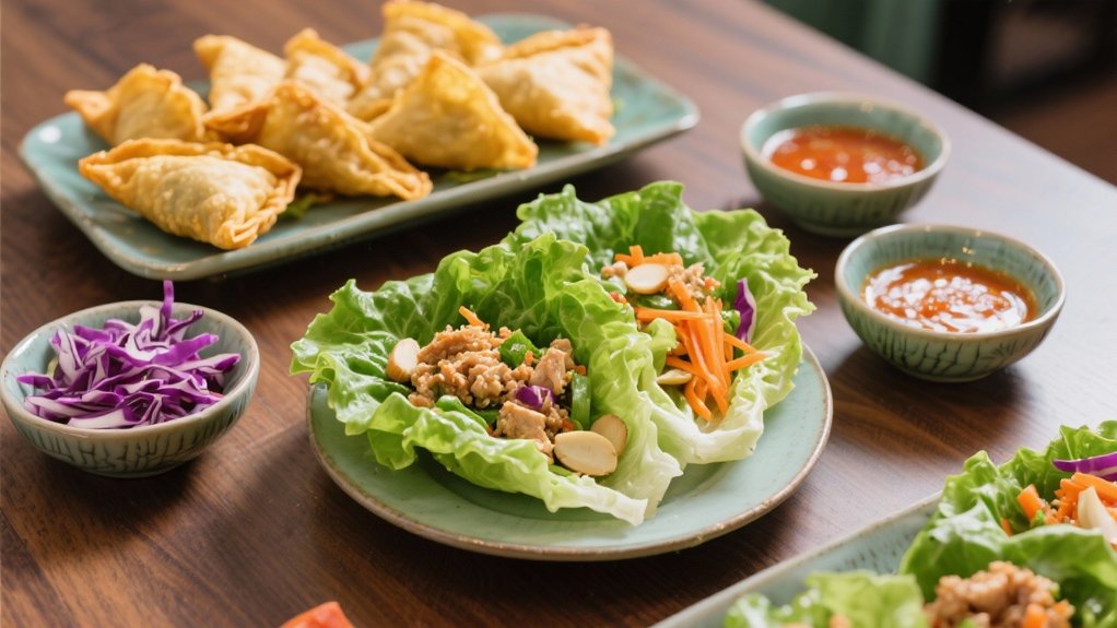 crispy asian lettuce wraps