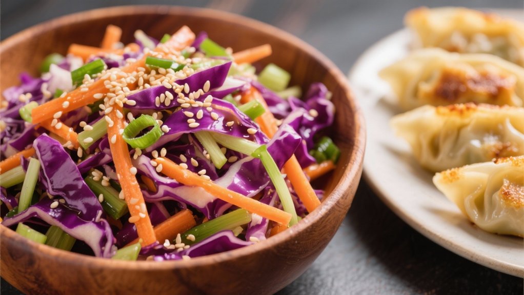 crispy asian slaw pairing