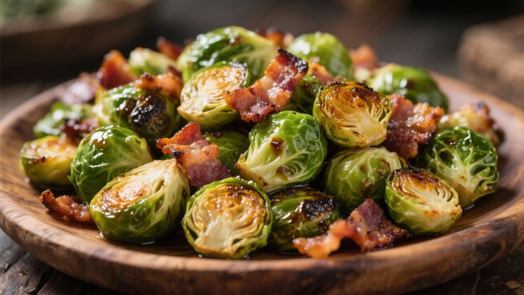crispy bacon brussels sprouts