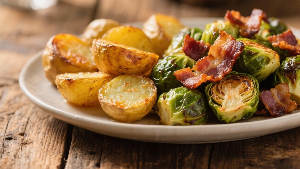 crispy bacon brussels sprouts