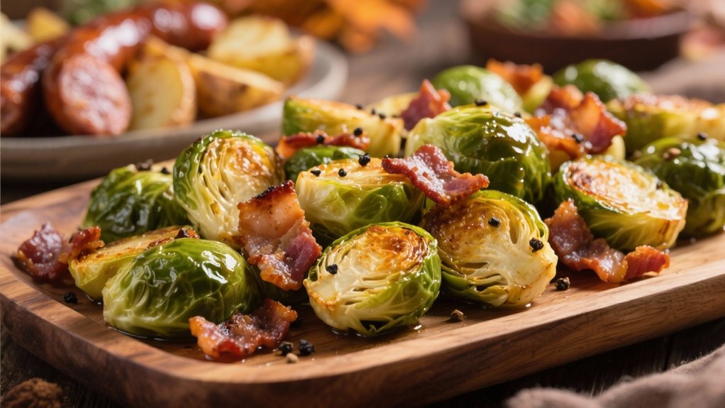 crispy bacon brussels sprouts