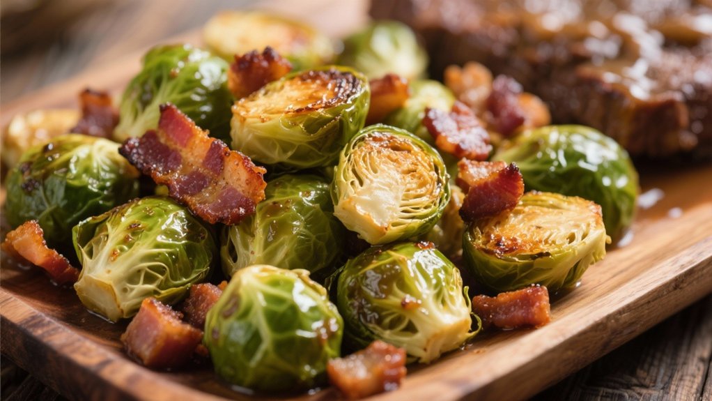 crispy bacon brussels sprouts