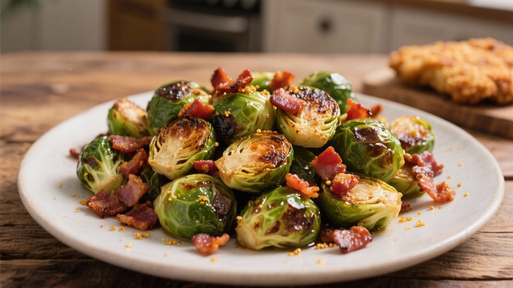 crispy bacon brussels sprouts