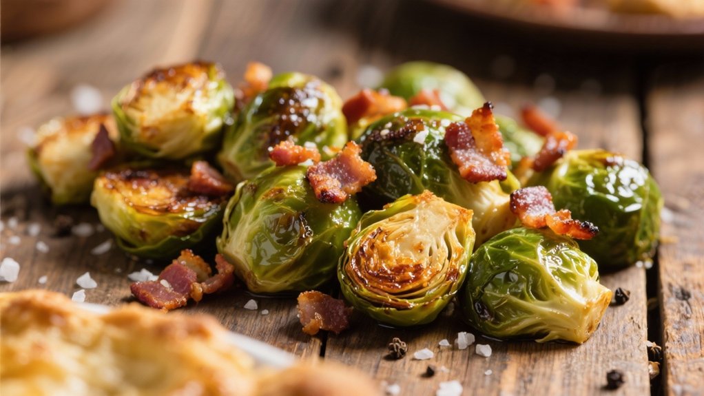 crispy bacon brussels sprouts
