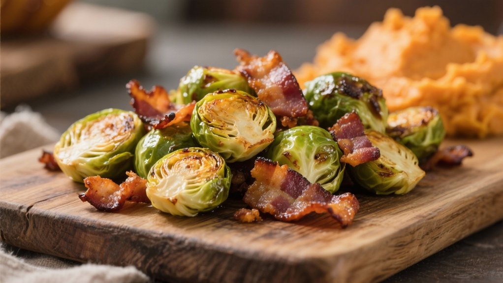crispy bacon brussels sprouts